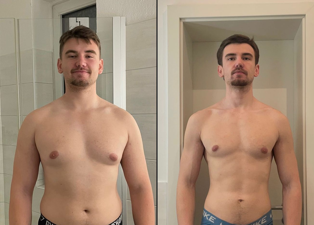 Kays Transformation, vorher und nachher